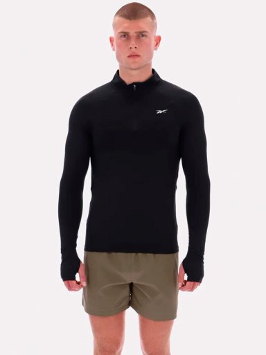 POLO HOMBRE REEBOK ROCKY 3/4 ZIP MUSCLE TEE