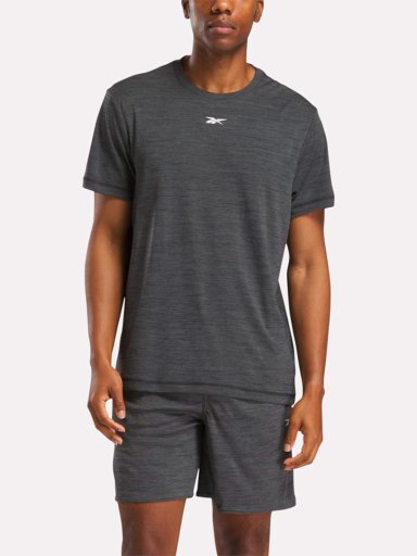 POLO HOMBRE REEBOK ID TRAIN MELANGE TECH TEE