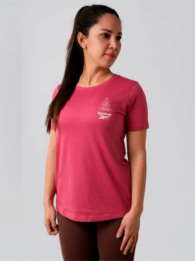 POLO MUJER REEBOK YOGA GRAPHIC
