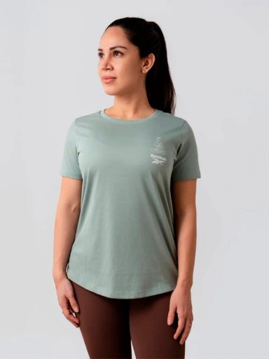 POLO MUJER REEBOK YOGA GRAPHIC