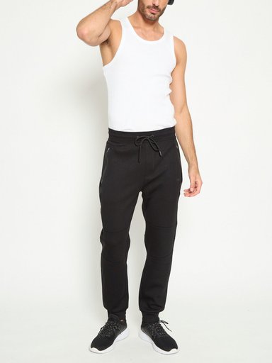 PANTALÓN BUZO HOMBRE REVUP GRIS CLARO CORTES - 4
