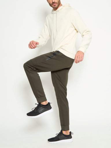 PANTALÓN BUZO HOMBRE REVUP GRIS CLARO CORTES - 4