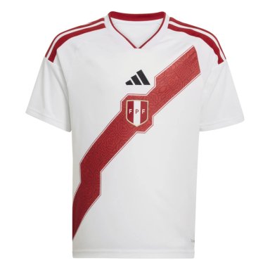CAMISETA FÚTBOL LOCAL PERÚ 26 PARA NIÑOS ADIDAS