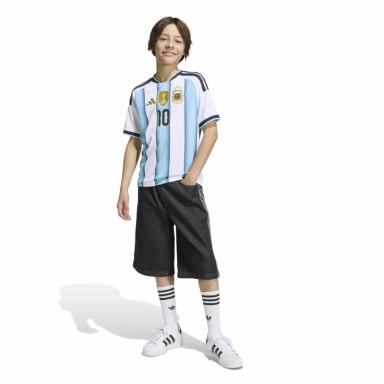 CAMISETA FÚTBOL LOCAL SELECCIÓN ARGENTINA 26 MESSI NIÑOS ADIDAS - 6
