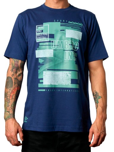 POLO ESTAMPADO HOMBRE UMBRO DR24023-BM3