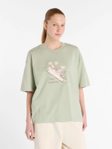 POLO MANGA CORTA MUJER NEW BALANCE WT53912GAS