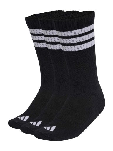 PACK X3 CALCETINES UNISEX ADIDAS NEGRO