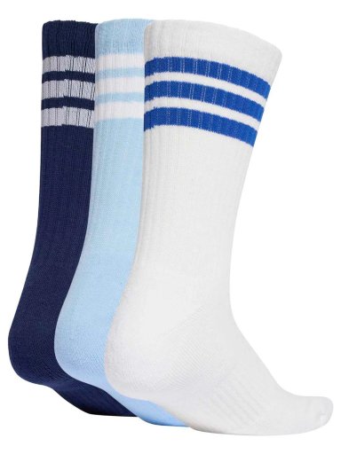PACK X3 CALCETINES UNISEX ADIDAS BLANCO - 2