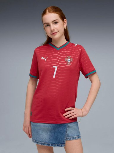 CAMISETA JUVENIL HOMBRE PUMA SELECCIÓN PORTUGAL LOCAL ROJO - 5