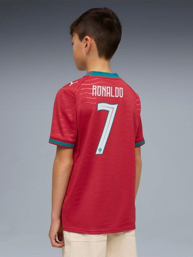 CAMISETA JUVENIL HOMBRE PUMA SELECCIÓN PORTUGAL LOCAL ROJO - 6