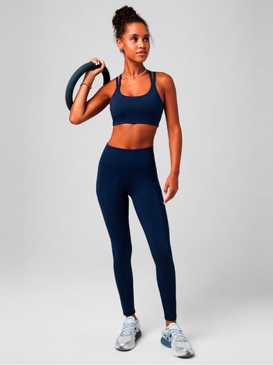 TOP DEPORTIVO MUJER FABLETICS AZUL LOW IMPACT - 3