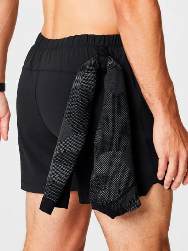 SHORT DEPORTIVO HOMBRE FABLETICS BLACK STEEL THE 5 ONE - 2