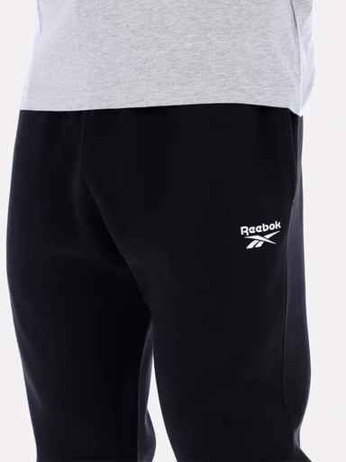 PANTALÓN BUZO ALGODÓN HOMBRE REEBOK NEGRO - 4