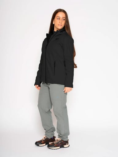 CASACA MUJER REEBOOK NEGRO SOFTSHELL - 2