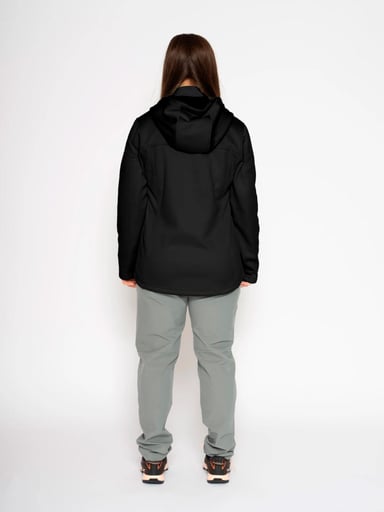CASACA MUJER REEBOOK NEGRO SOFTSHELL - 3
