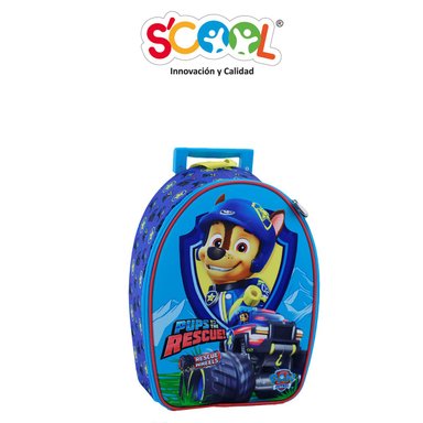 SET ESCOLAR MALETA MEDIANA PAW PATROL 3D H 804641