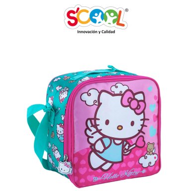 SET ESCOLAR MALETA MEDIANA HELLO KITTY 3D 804369 - 5