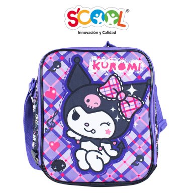 SET ESCOLAR MOCHILA HELLO KITTY DLX OFI EVA 3D KUROMI 804814 - 4