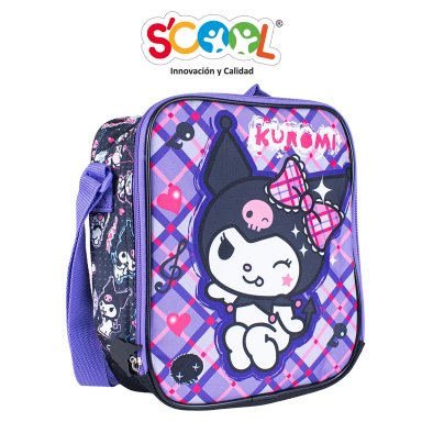 SET ESCOLAR MOCHILA HELLO KITTY DLX OFI EVA 3D KUROMI 804814 - 5