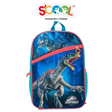 SET ESCOLAR MOCHILA JURASSIC WORLD DLX OFI 3D 804682 - 2