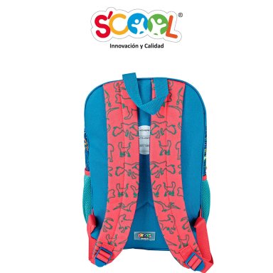 SET ESCOLAR MOCHILA JURASSIC WORLD DLX OFI 3D 804682 - 3