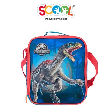 SET ESCOLAR MOCHILA JURASSIC WORLD DLX OFI 3D 804682 - 4