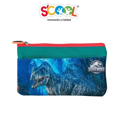 SET ESCOLAR MOCHILA JURASSIC WORLD DLX OFI 3D 804682 - 6