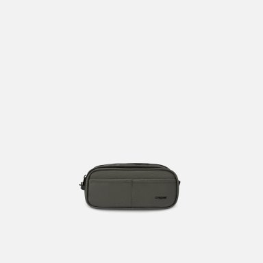 CARTUCHERA ESCOLAR CREPIER GAEL GRANDE GRIS OSCURO