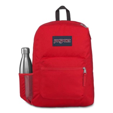 MOCHILA ESCOLAR JANSPORT CROSS TOWN RED TAPE JS0A47LW5XP