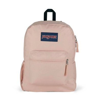 MOCHILA ESCOLAR JANSPORT CROSS TOWN MISTY ROSE JS0A47LW7N8