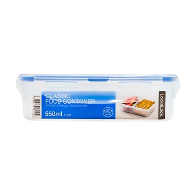 TAPER HERMÉTICO RECTANGULAR CON 2 DIVISIONES LOCK & LOCK 550 ML - 2