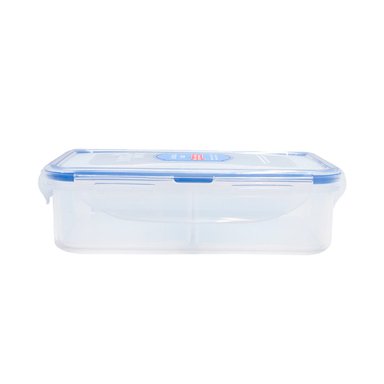 TAPER HERMÉTICO RECTANGULAR CON 2 DIVISIONES LOCK & LOCK 550 ML - 4