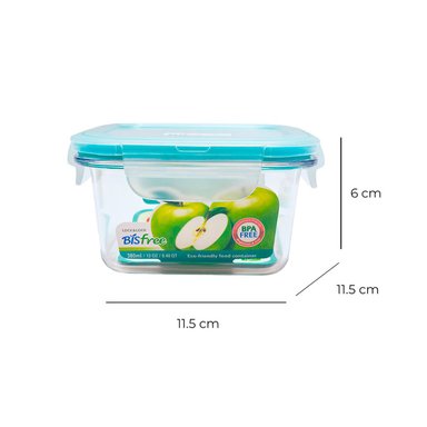 TAPER TRITÁN TABLETOP CUADRADO LOCK & LOCK 380 ML - 5