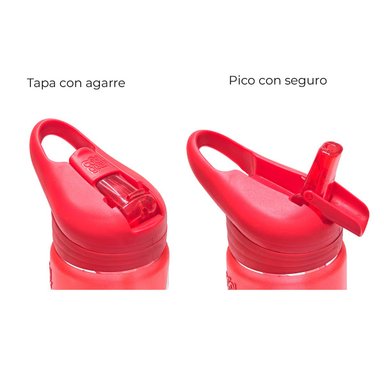 BOTELLA 16 OZ HEXAGON SIPPER TRITAN COOLGEAR - 6