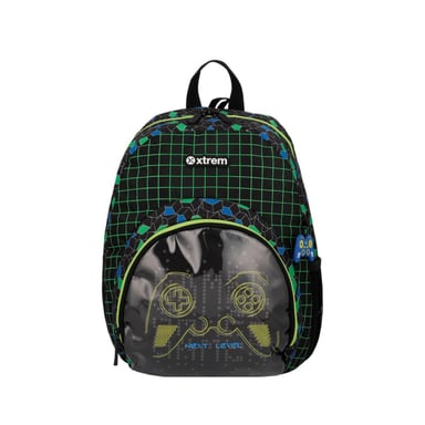 MOCHILA ESCOLAR XTREM POWER 6XT BLACK GAMER - 2