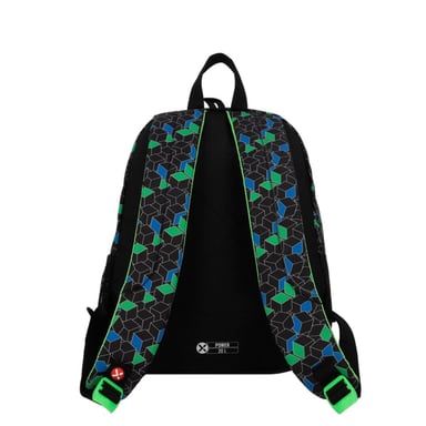 MOCHILA ESCOLAR XTREM POWER 6XT BLACK GAMER - 3