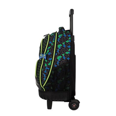 MALETA ESCOLAR CON RUEDAS XTREM CROSS 6XT BLACK GAMER - 5