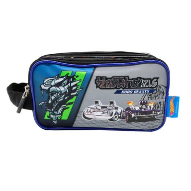 CARTUCHERA ESCOLAR HOT WHEELS AUTO VERDE