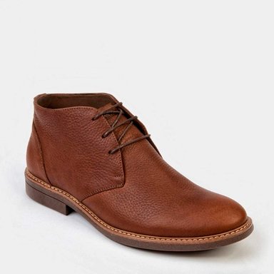 BOTINES HOMBRE DAUSS CUERO MARRÓN 1010BA - 2