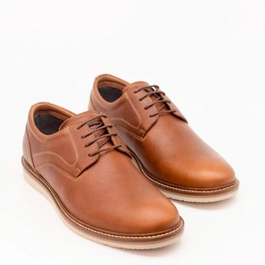 ZAPATILLAS HOMBRE DAUSS DEPORTIVAS MARRÓN 1502 CUERO - 3