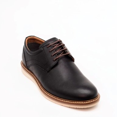 ZAPATILLAS HOMBRE DAUSS DEPORTIVAS NEGRO 1502A CUERO - 2