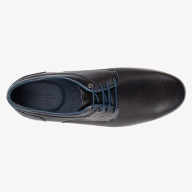 ZAPATOS CASUALES DE CUERO HOMBRE PIERRE CARDIN  NEGRO CB8001 - 3