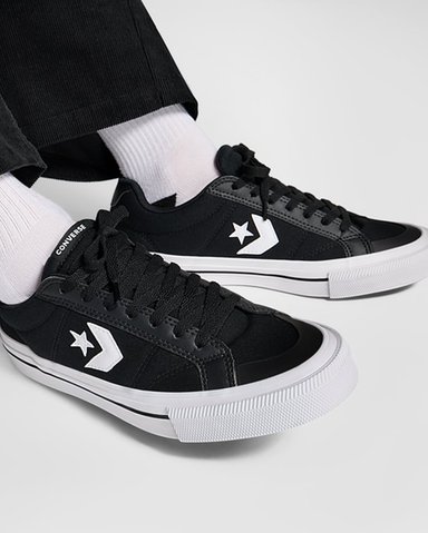 ZAPATILLAS HOMBRE CONVERSE URBANAS NEGRO SPORT CASUAL - 2