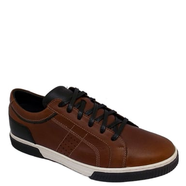 ZAPATILLAS HOMBRE DAUSS URBANAS MARRÓN Z1801N CUERO - 3