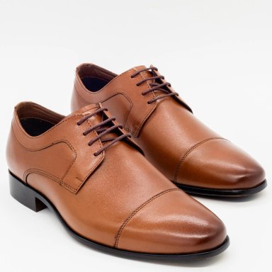 ZAPATOS DE VESTIR HOMBRE DAUSS CUERO MARRÓN 3004A - 2