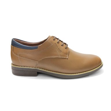 ZAPATOS CASUALES HOMBRE PIERRE CARDIN CUERO MARRÓN CLARO CL9001 TOF - 2