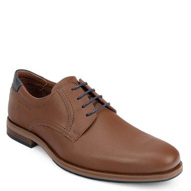 ZAPATOS CASUALES DE CUERO HOMBRE PIERRE CARDIN COGNAC CM9001   - 2