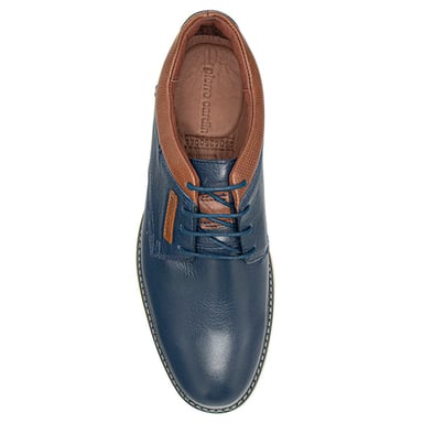 ZAPATOS CASUALES DE CUERO HOMBRE PIERRE CARDIN AZUL CN4002 - 3