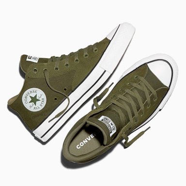 ZAPATILLAS HOMBRE CONVERSE URBANAS VERDE CHUCK TAYLOR ALL STAR MALDEN STREET CANVAS & SUEDE - 4