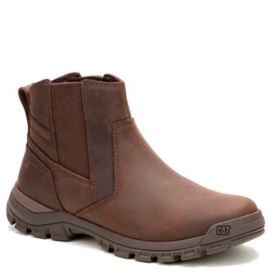 BOTINES HOMBRE CATERPILLAR MARRÓN THRESHOLD CHELSEA CUERO - 2